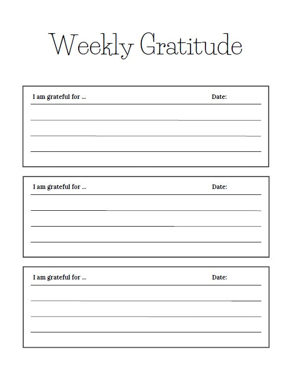 Gratitude Journal PDF (Printable)