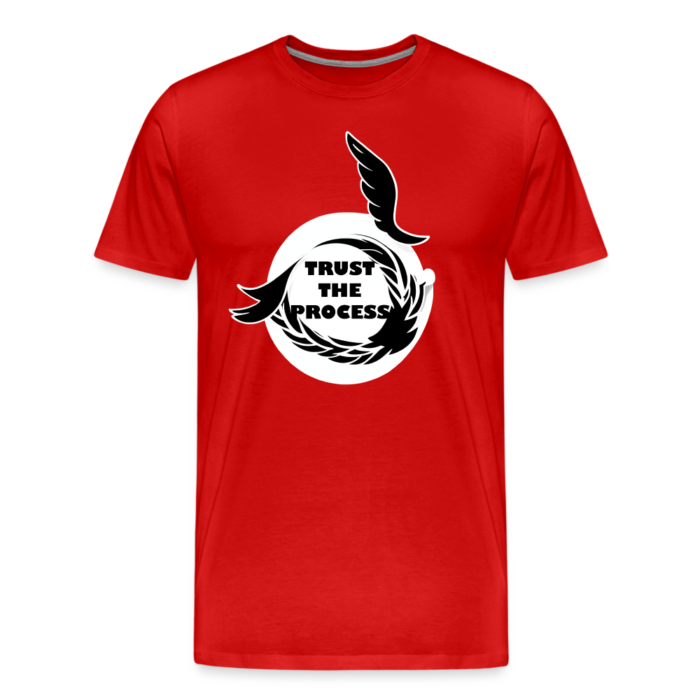 Trust the Process Shirt - A Symbol of Resilience - red