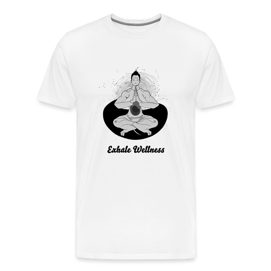 Exhale Wellness Shirt - A Symbol Of Tranquility - white